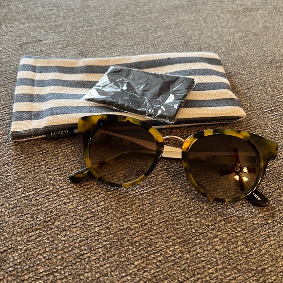 J. Crew Accessories - Jcrew sunglasses| tortoise round with brown lenses